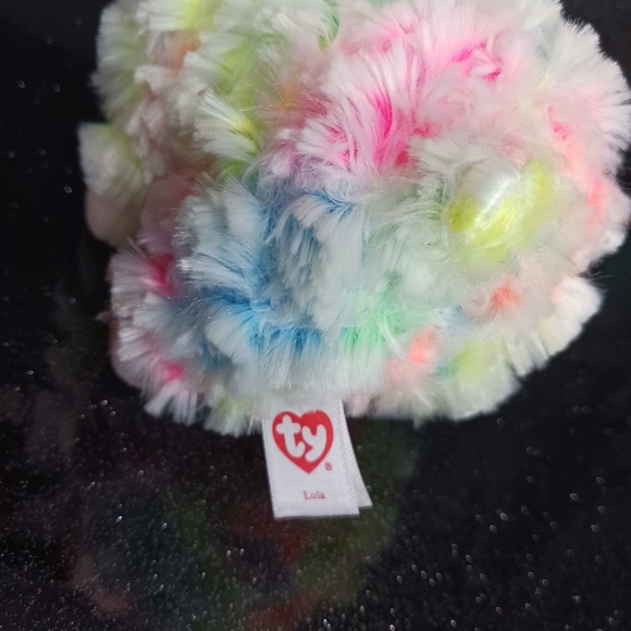 Ty Beanie Babies Lola the Rainbow Llama Plush. - Picture 7 of 10
